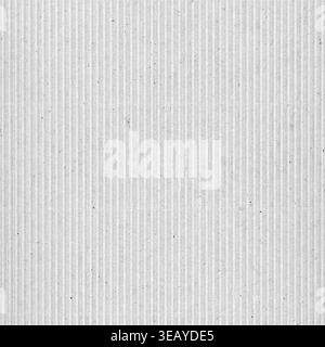 Off white light grey corrugated cardboard texture useful as a background Stock Photo