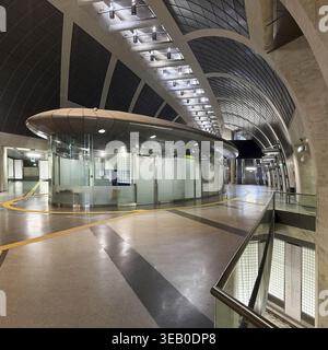 Heumarkt subway station, view of the sales pavilion in the dome room, Cologne, Rhineland, North Rhine-Westphalia, Germany Stock Photo