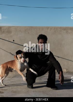 Abdelkader Zoukh, 24 years old, born in 1996, lives in Bab al-Jazira, a ...