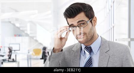 businessman, frown, boss, businessmen, executive, executives, leader, leaders, manager, frowns Stock Photo