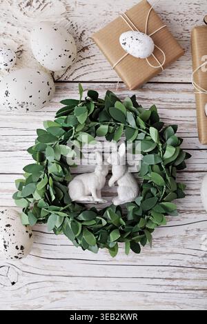 wreath, easter decoration, wreaths, easter decorations Stock Photo