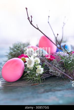 easter nest, easter decoration, easters, easter decorations Stock Photo
