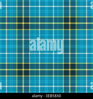 Plaid seamless pattern. Check line. Repeating tartan checks design. Repeated scottish stripe flannel. Scotland fabric prints. Gingham twill lattice Stock Vector