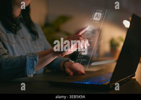 artificial intelligence, ai, artificial intelligences, cyborg Stock Photo