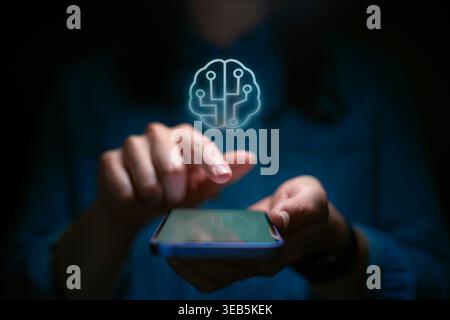 artificial intelligence, chatbot, chatgpt, artificial intelligences, cyborg Stock Photo