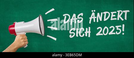 das ändert sich, 2025 Stock Photo
