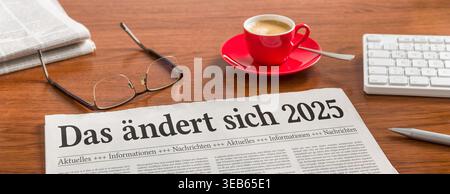 das ändert sich, 2025 Stock Photo