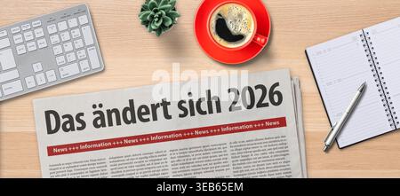 das ändert sich, 2026 Stock Photo