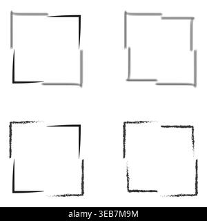 Ornament frame border. Mosaic pattern frame. Decorative square shape. Vector ethnic ornament Stock Vector