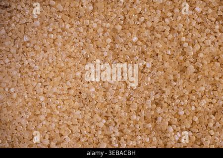 Close-up detail of brown sugar grains Stock Photo