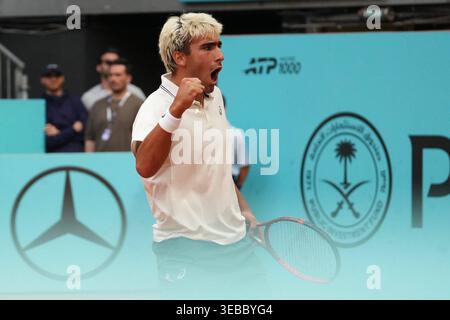 Daniel Merida (SPA) vs Corentin Moutet (FRA) during Masters Series ...