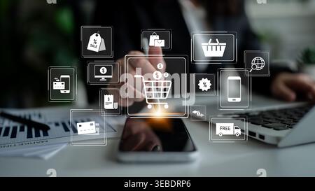 Omni-channel strategies improve customer experience with brand integration and unified marketing across digital platforms and channels. Latch Stock Photo