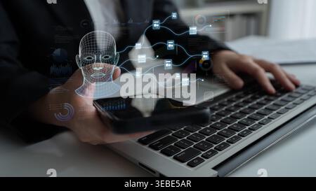 AI transforms how we manage digital data. From smart indexing to AI-driven search, file handling becomes intelligent. AI file management improves Stock Photo