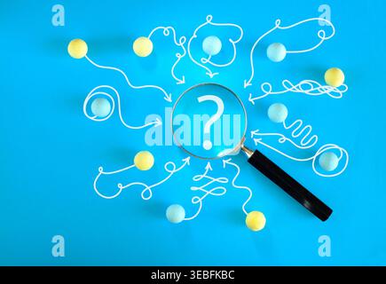 Business concept for network structure with connected people, showing teamwork,collaboration, stakeholder mapping, social graph, and business communic Stock Photo