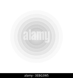 Sensor Wave or Lasor Scan or Radar Signal. Vector Illustration. Stock Vector