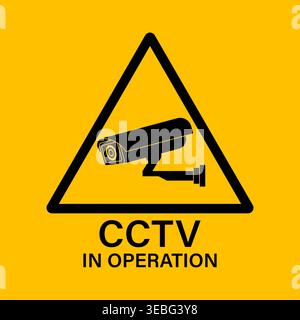 CCTV Security Camera or Surveillance Camera Icon Symbol. Vector Illustration. Stock Vector