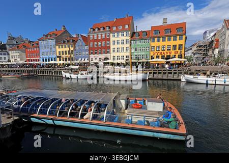 south side of the canal near the Kongens Nytorv end, looking east, England, UK. Stock Photo