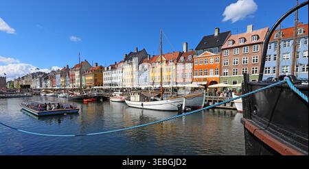 south side of the canal near the Kongens Nytorv end, looking east, England, UK. Stock Photo