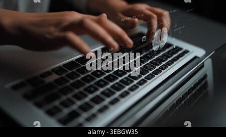 AI brain network powered by machine learning processes vast data through intelligent connections, enabling smart decisions, analysis, and autonomous Stock Photo