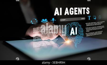 AI Agents Empowering Intelligent Assistants and Enhancing Data Processing for Advanced Problem-Solving Solutions in Modern Technology Ecosystems Quark Stock Photo