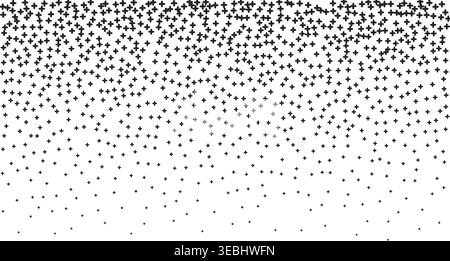 Stippling gradient, noise gradient background, stipple effect made by abstract shapes. Noise gradient texture background. Stock Vector