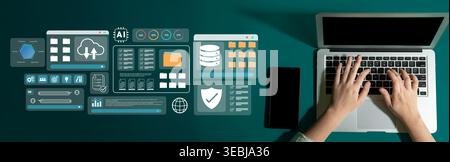 Digital file management system improves collaboration, enhances workflow, and supports secure cloud storage Parse Stock Photo