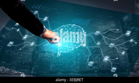 AI transforms how we manage digital data. From smart indexing to AI-driven search, file handling becomes intelligent. AI file management improves Stock Photo
