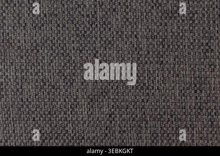 Jute fabric texture background. Close-up of brown woven canvas texture with clear thread pattern. Natural background with rustic and craft textile app Stock Photo
