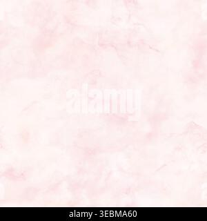 Pink delicate background on a seamless pattern. Watercolor illustration. Pink clouds, smoke or fog are hand-drawn, isolated on the background Stock Photo
