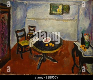 Room in Spain. Valencia. 1910. Pyotr Konchalovsky (1876-1956). Oil on canvas. State Tretyakov Gallery. Stock Photo