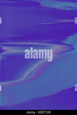 Abstract liquid gradient with holographic purple and blue waves. Futuristic fluid texture for digital art, tech backgrounds, and modern branding. Conc Stock Photo