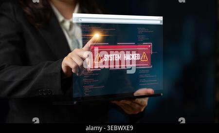 Cybersecurity protects digital systems from hackers with IT security, attack prevention, and risk management for safe online operations. Latch Stock Photo