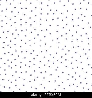 Lilac cute small stars. Seamless fabric design pattern Stock Vector