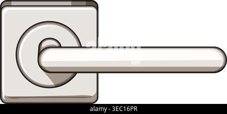 Modern door handle providing simple access design Stock Vector