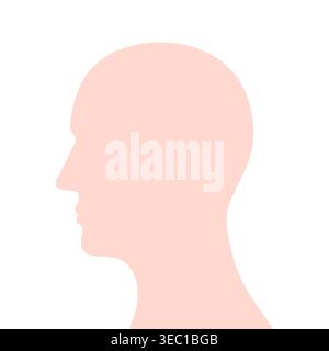 Human Head. Human Avatar. Vector Illustration. Stock Vector