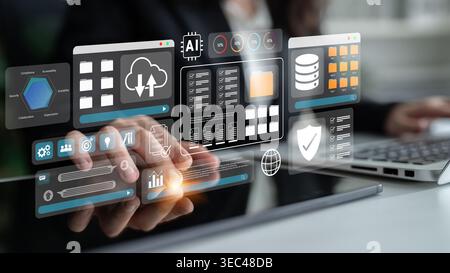 Digital file management system improves collaboration, enhances workflow, and supports secure cloud storage Parse Stock Photo