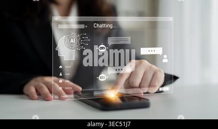 AI image generator interface enables image, AI, and generator process by converting user prompt into visual content using intelligent algorithms Latch Stock Photo