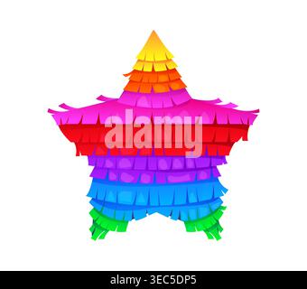 Cartoon Mexican birthday or holiday party pinata Stock Vector