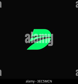 D Logo Design. Letter D Abstract Logo Symbol Stock Vector