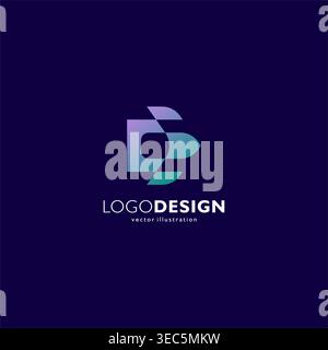 Letter D Logo Design Vector. D Initial Logo Simple Design Stock Vector