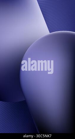 Abstract purple background with soft curved shapes and lavender gradients modern minimalist design and elegant diagonal lines for luxury corporate bra Stock Vector