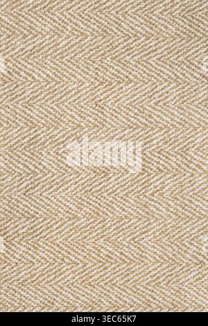 Beige printed fabric texture closeup as a background Stock Photo