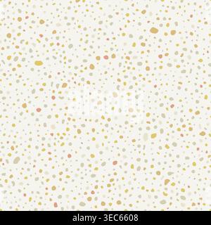 Terrazzo floor tile background. Seamless pattern - terrazzo stone tiles with pebble blobs. Terrazzo flooring vector design. Stock Vector