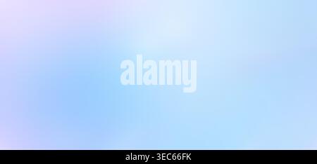 Gradual blending of light blue and soft purple colors creating a dreamy and clean abstract backdrop with blur effect Stock Photo