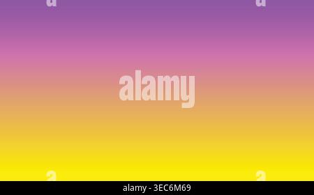 Purple Pink Orange Yellow Vertical Gradient Background Stock Vector