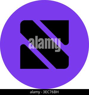 Stylized letter S logo inside circular form with smooth curves and gradient accents. Suitable for modern branding, creative agencies, fintech, and dig Stock Vector