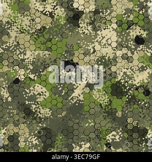 Painted cover training repetitive texture. Warrior vector seamless pattern. Stock Vector