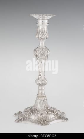 Single-candle candlestick by William Cafe fl. 1757–ca.1802, goldsmith ...
