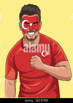 Football Fans Championship 2026 Stock Vector