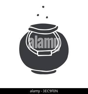 Vector hand drawn bowl Stock Vector